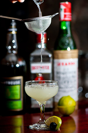 Drink prepared by Avi Mann at Palermos in Blue Bell, PA. 2016