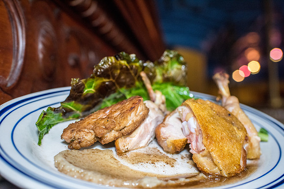 Food prepared by Chef Nich Bazik at The Good King Tavern, Philadelphia. 2016