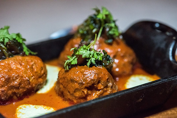 Food prepared at Harp & Crown in Philadelphia, PA. 2016
