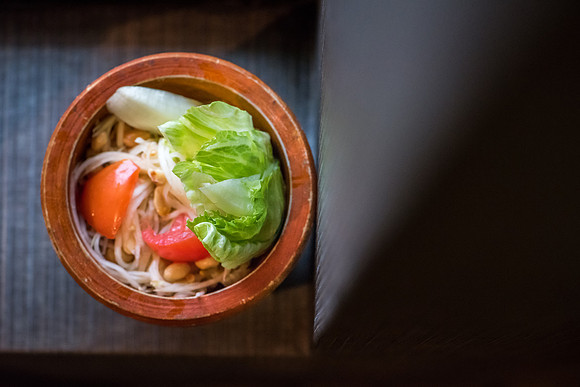Food prepared by Chef Lex Boonphaya at Circles in Philadelphia, PA. 2016