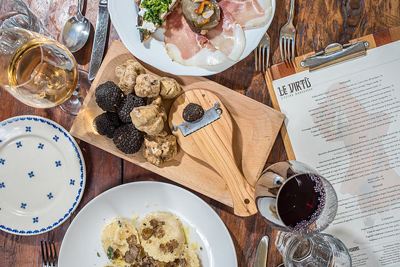 Plates by Chef Joe Cicala from Le Virtu, Philadelphia, PA 2016