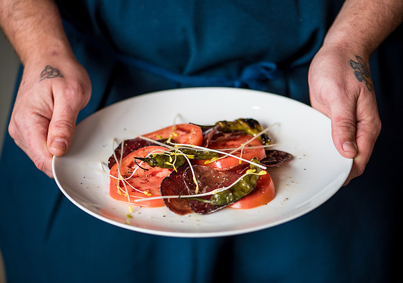 Food Prepared by Chef Kris Servis and Ari Miller at The Blue Duck. 2016